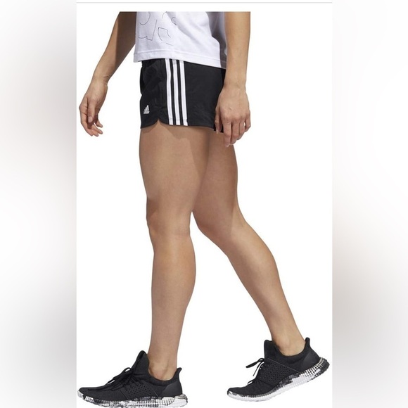 NWT adidas Women's Pacer 3-stripes Woven Shorts  2XL - Picture 6 of 10